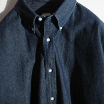 C1642P　▼A. PRESSE アプレッセ▼ 22AW ボタンダウン デニムシャツ 3 オーバーサイズ / 22AAP-02-08H BD Denim Shirt シーズンレス rb mks_画像3