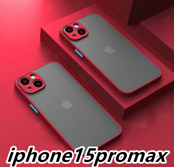 iphone15promaxケース カーバー TPU 可愛い　韓国お洒落　マット　ブラック　黒　軽量 ケース 耐衝撃 高品質181