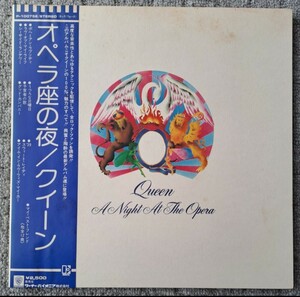 日本盤LP「オペラ座の夜」 クイーン/「 A Night At The Opera 」QUEEN 帯付