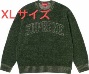 supreme Contrast Arc Sweater グリーン　XL