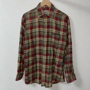 Woolrich ウールリッチ　シャツ　長袖　コットン　古着　チェック柄　メンズ　M