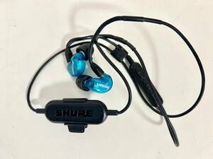 【ジャンク品】SHURE ワイヤレスイヤホン SE215 ペアリング不可