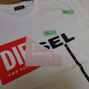 XL②☆アウトレット ディーゼル Tシャツ3枚まとめて DIESEL 未使用ジャンク品◇の画像2