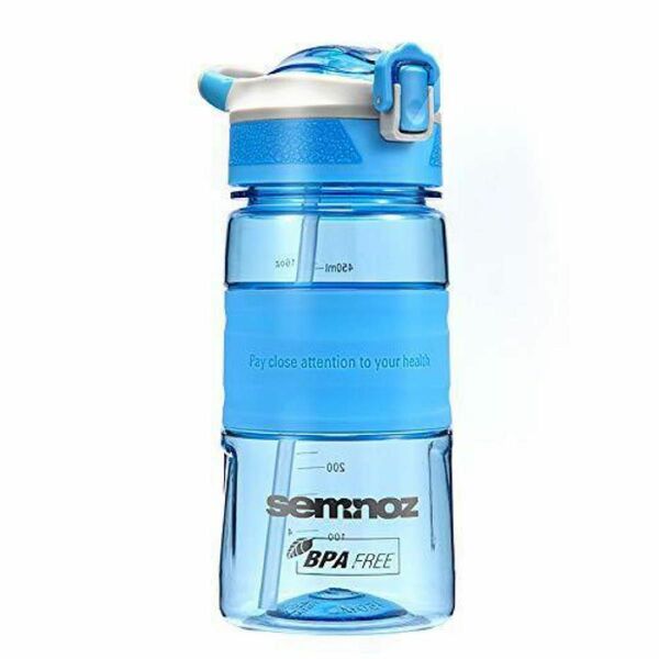 Kslong 水筒Tritan 飲料ボトル プラスチック ブルー450ml