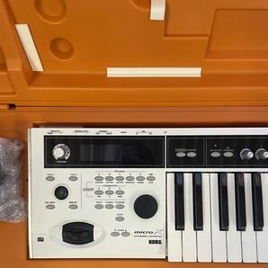 KORG コルグ microX シンセサイザー コントローラー キーボード 器材 音楽 ミュージック 電子機器 楽器 ピアノ 当時物 通電確認済み u2985の画像3