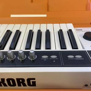 KORG コルグ microX シンセサイザー コントローラー キーボード 器材 音楽 ミュージック 電子機器 楽器 ピアノ 当時物 通電確認済み u2985の画像7