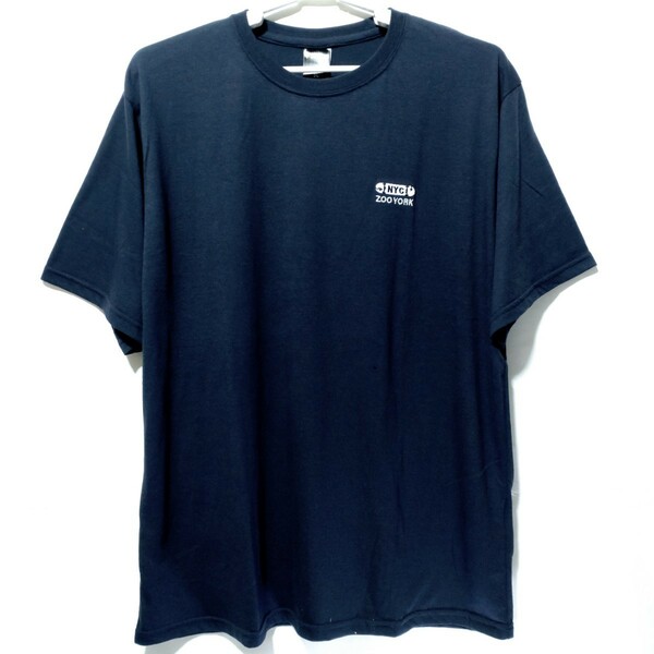 特価/未使用【サイズ=5L(4XL)】ZOOYORK/ズーヨーク/メンズ/半袖/Tシャツ/胸囲=116～124cm/navy