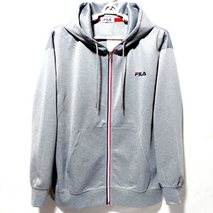 特価/未使用【サイズ=L】FILA/フィラ/メンズ/フルジップ/ジャージ/パーカ/胸囲=96~104cm/gray