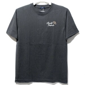 特価/未使用【サイズ=M】 ARNOLD PALMER/アーノルドパーマー/ワンポイント/メンズ/半袖/Tシャツ/胸囲=88～96cm/charcoal②