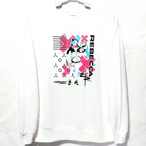 特価/未使用【サイズ=М】Cyber punk edgerunners/サイバーパンク エッジランナーズ/レベッカ/メンズ/長袖/裏毛/トレーナー/胸囲=88~96cm