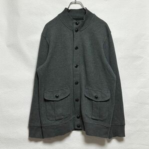 古着 LANDS'END ランズエンド ニット カーディガン L グレーUsed