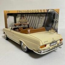 ★ノレブ／NOREV：1/18 ★メルセデス ベンツ 280SEカブリオレ／Mercedes-Benz 280 SE CABRIOLET 1969 (クリーム／ベージュ) ☆used_画像3