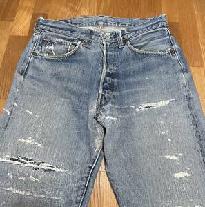 60s vintage Levi's 501 足長R BIGE 2刻印 デニムパンツ ヴィンテージ オリジナル 60年代 古着