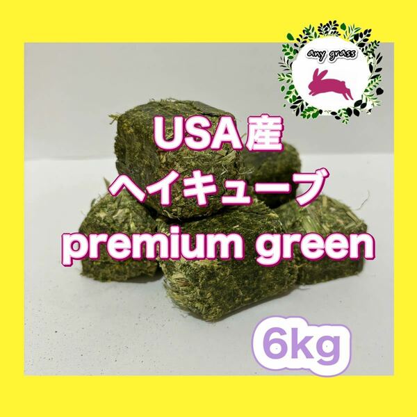 USA産ヘイキューブpremium green 6kg
