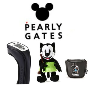 ‡新品国内正規　PEARLY GATES パーリーゲイツ ×Disney Wonder　DR用ヘッドカバー　オルテンシアFW用ヘッドカバー3点セット