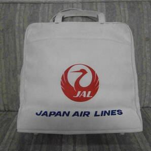 ☆ 昭和レトロ JAL・日本航空 手提げバック 白 ビンテージバック ☆の画像4