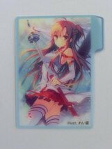 SAO ソードアートオンライン　アスナ　カードスリーブ（60枚）セパレーター付き　illust:レイ亜_画像3