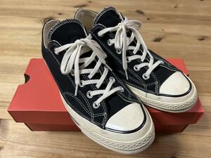 コンバース chuck Taylor チャックテイラー ct70 オールスター CONVERSE 三ツ星 OX ローカット LOW ブラック 26.5