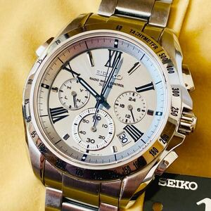 SEIKO ◇ ブライツ　電波ソーラー 8B82 ◇ SAGA065 クロノグラフ 良品