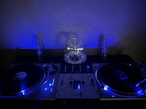 ※美品※ターンテーブル(Technics)×2+ミキサー(Vestax)＋harman kardon2.1chスピーカー+レコードセット（送料込み）