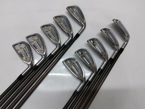 希少★HONMA GOLF 本間ゴルフ CROSSATTACK Twin Marks ★ アイアン10本(3-11,SW) flex:R DORIC TITANIUM SHAFT Ⅰ 10.5-17.0 右 4349426