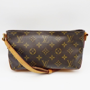 B23-2519 LOUIS VUITTON ルイ・ヴィトン M51240 モノグラム トロター ショルダーバッグ ポシェット クロスボディ レディース 中古品