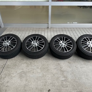 多忙の為 引き取り限定でお願いします 205-55R16 ダンロップスタッドレス アルミセット クラウンエステートにて使用の画像2