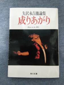 成りあがり　矢沢永吉激論集　How to be BIG/ 矢沢永吉/　角川文庫