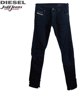 W23/ new goods DIESEL diesel Jog jeans stretch Denim lady's brand Grupee navy blue 