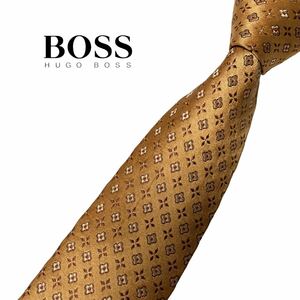 HUGO BOSS necktie a little thin floral print Hugo Boss USED used m848