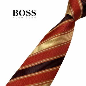 HUGO BOSS necktie reji men taru pattern stripe pattern Hugo Boss m859
