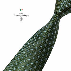 ERMENEGILDO ZEGNA ネクタイ パターン柄 エルメネジルド ゼニア USED 中古 m863