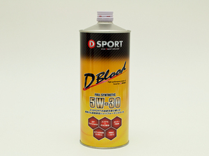 ☆D-SPORT ハイパフォーマンスエンジンオイル D-BLOODオイル5Ｗ-30_1L(3本でダイハツ用オイルフィルター1つ無料)新品未使用☆