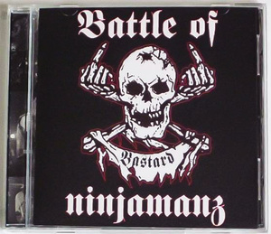 廃盤 CD ★[国内盤 帯付]★ BATTLE OF NINJAMANZ バトルオブニンジャマンズ / Bastard ★ サイコビリー ネオロカビリー 柳家睦 RATBONES