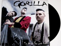 美盤 良好!!! ★ 廃盤 LP レコード ★ 名盤 1st デビューアルバム ★ メロディアス パンカビリー GORILLA ★ サイコビリー ネオロカビリー_画像1