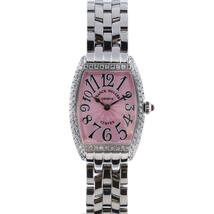 【美品】FRANCK MULLER （フランクミュラー） トノーカーベックス ベゼルダイヤモンド Pink 時計 used:A[ROR]_画像1