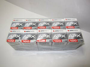 AGFA 白黒フィルム APX 100 (135) 36枚撮り 10本セット ■期限切れ■ 10690