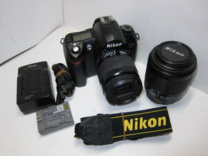 Nikon D70 ( AF 28-80mm D ＋ 80-200mm D付き ) ■美品■ 10691 ③