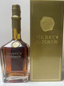 ①円スタート★メーカーズマークゴールドトップ750ml 45% Maker's Mark SIV バーボンウイスキ 未開栓古酒 箱付き管理番号No.02