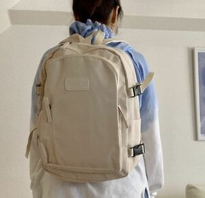 [ new goods ] rucksack high capacity backpack waterproof light weight ivory A4 A3 correspondence PC storage lady's rucksack men's rucksack going to school 