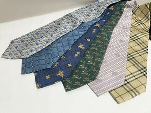 ○ バーバリー Burberry ネクタイ 6本セット 送料185円　ブランドネクタイ まとめ