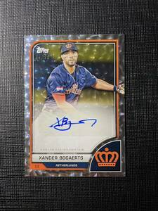 99枚限定 ザンダー・ボガーツ 直筆サイン 2023 Topps World Baseball Classic WBC Xander Bogaerts auto パドレス ダルビッシュ有同僚