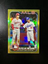 金パラレル 大谷翔平 ベッツ 2024 TOPPS series 1 one ELITE OF THE GAME GOLD エンゼルス　ドジャース betts ohtani parallel foil MVP _画像1