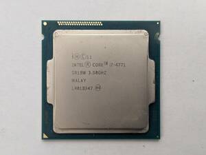 簡易チェック済み Intel Core i7-4771 3.5GHz LGA1150