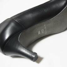 未使用 Cherie シェリー 日本製 天然皮革 パンプス 23.5cm/幅広3E◎オープン型◎ヒール5.5cm◎バックル リボン_画像5