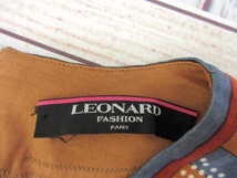 LEONARD FASHION レオナール ファッション カットソー LL 0329356 毛100% Made in Japan_画像4