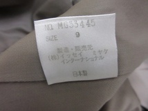 ISSEY MIYAKE イッセイミヤケ ジャケット 9 MG33445 毛55% 麻45% 日本製 PLEATS PLEASE プリーツプリーズ_画像8