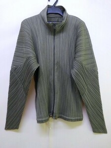 PLEATS PLEASE プリーツプリーズ プリーツフルジップシャツジャケット 4 PP33-JD401 ISSEY MIYAKE イッセイミヤケ