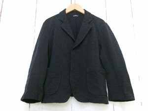 tricot COMME des GARCONS トリココムデギャルソン リボン柄テーラードジャケット ネイビー 裏無しジャケット TC-T018 AD2008