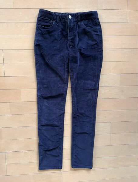 Gap Kids 12 regular SUPER SKINNY ネイビー　サイズ150 コーデュロイ